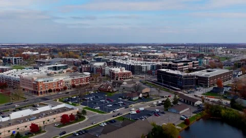 Fishers, Indiana | Aerial View 2 Stock Footage 255692171