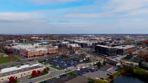 Fishers, Indiana | Aerial View 3 Stock Footage 255692033
