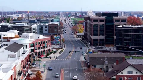 Fishers, Indiana | Aerial View 9 Stock Footage 255692485