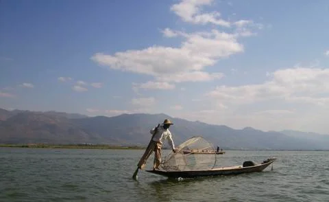 Fishers trap Stock Photos