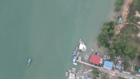 Fishery Jetty in Malaysia Stock Footage 146171655