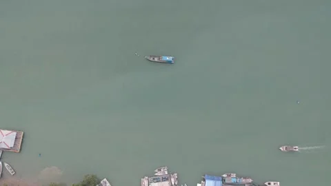 Fishery Jetty in Malaysia Stock Footage 146172015