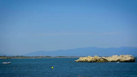 Fishes in the mediterranean costa brava, Spain Stock Footage