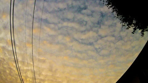 Fisheye Time Lapse Pan Video stock 36076806