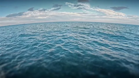Fisheye View to the open ocean Stock Footage 239734182
