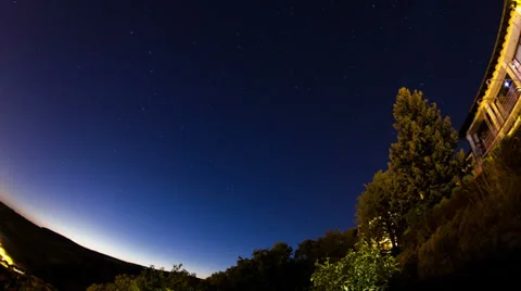 Fisheyed time lapse Stock Footage 36840426