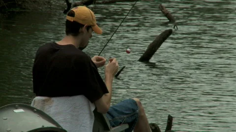 Fishing 07 Stock Footage 356206