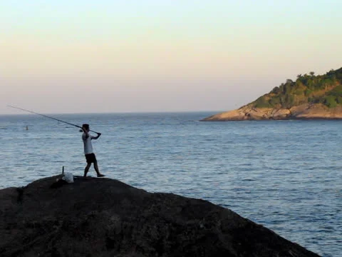Fishing 1 Stock Footage 22508434
