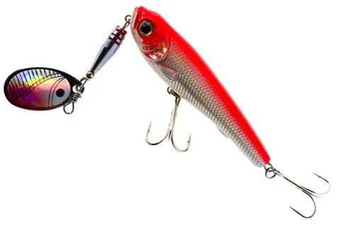 Fishing baits close up Stock Photos