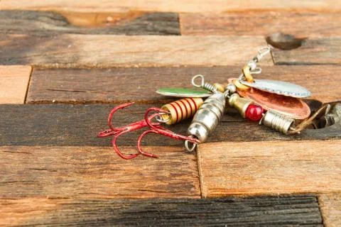 Fishing baits Stock-Fotos