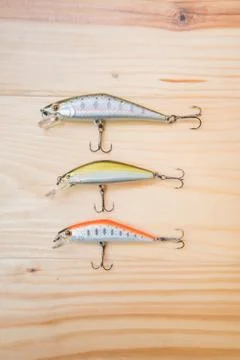Fishing baits Stock Photos