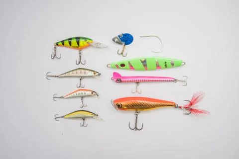 Fishing baits Stock Photos