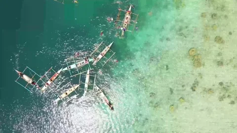 Fishing Bangkas Stock Footage 149449398