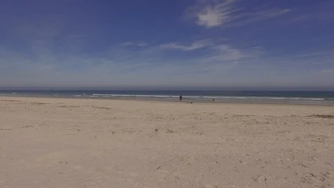 Fishing at the Beach by Yourself Stock-Footage 98947670