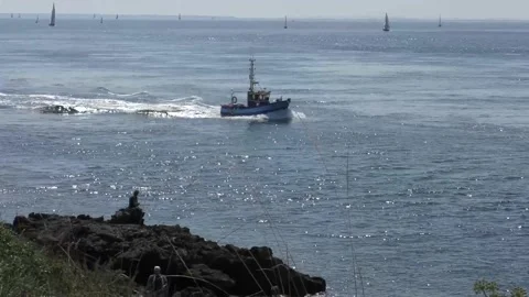 Fishing boat 02 Stock Footage 146960341