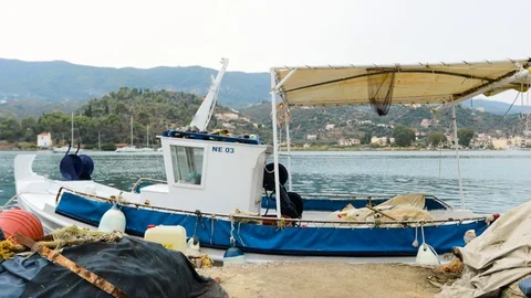 Fishing boat 2 Stock-Footage 122940128