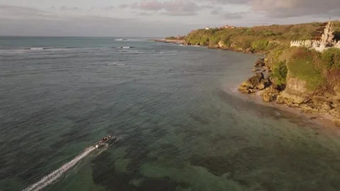Fishing boat in Bali Stock Footage 330842016