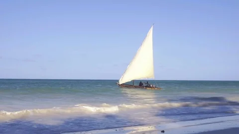 Fishing boat Dhow Stock Footage 79827546