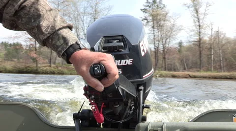 Fishing Boat Engine Operation Stock Footage 49803018