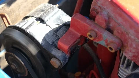 Fishing boat engine part Video stock 140404973