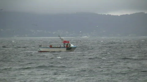 Fishing boat Stock Footage 147967