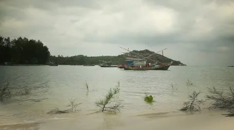 Fishing Boat Video stock 21998737