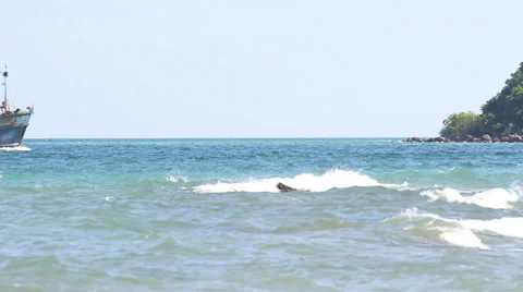 Fishing boat Stock Footage 32783542