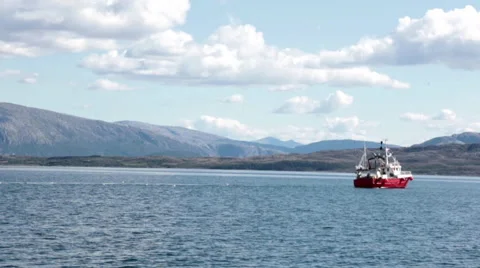 Fishing boat Stock Footage 43065953