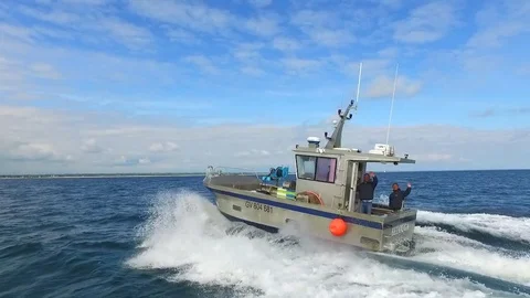 Fishing boat Stock Footage 74248257