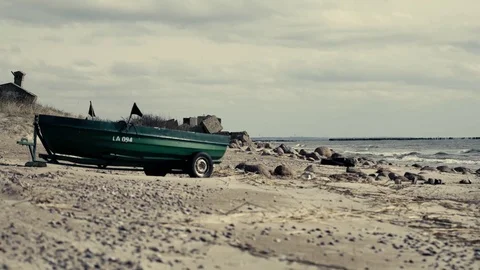 Fishing boat Stock Footage 74611179