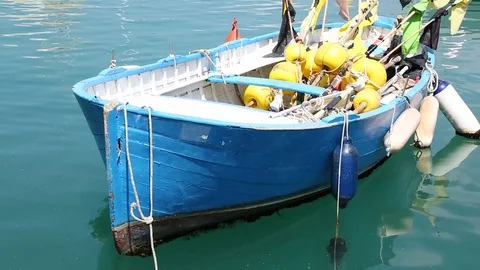 Fishing boat Stock Footage 77602050