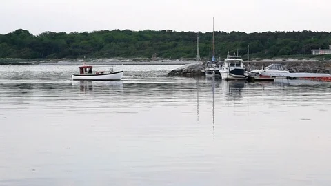 Fishing boat Stock Footage 90245773