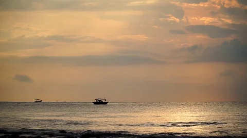 Fishing boat. Stock Footage 94562745