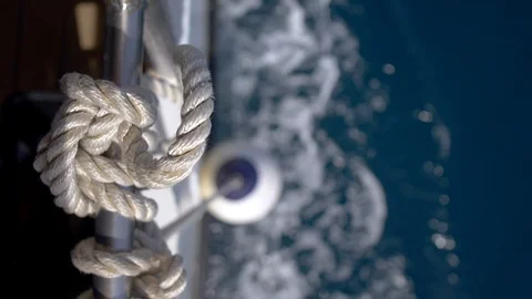 On A Fishing Boat Video stock 104904929