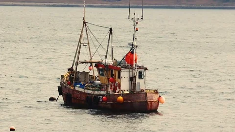 Fishing boat Stock Footage 108325544