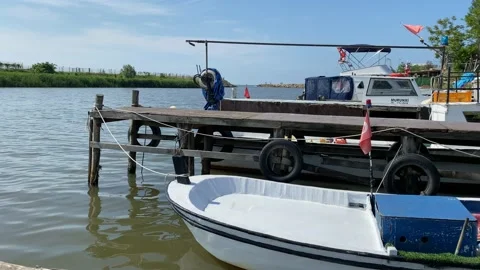 Fishing boat Stock Footage 134010988