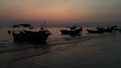 Fishing boat Video stock 168604385