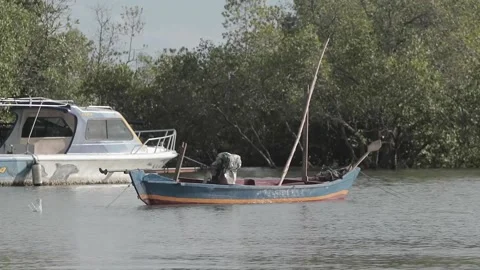 Fishing boat Stock Footage 194659489