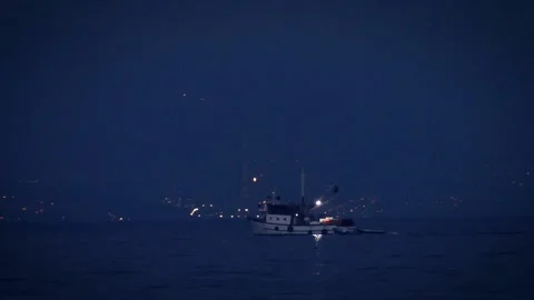 Fishing boat Video stock 229874749