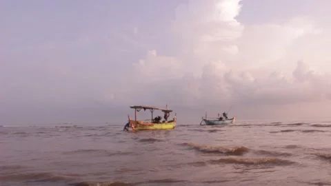 Fishing boat Video stock 240349167
