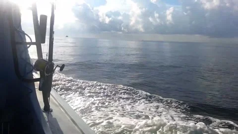 Fishing boat Stock Footage 260201854