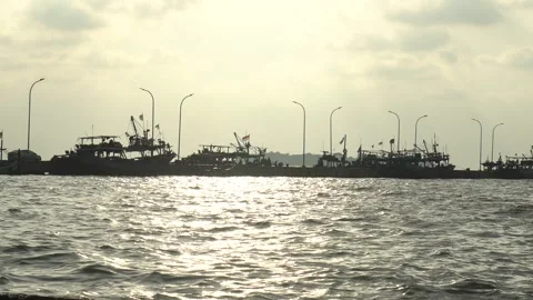 Fishing boat Stock Footage 274259763