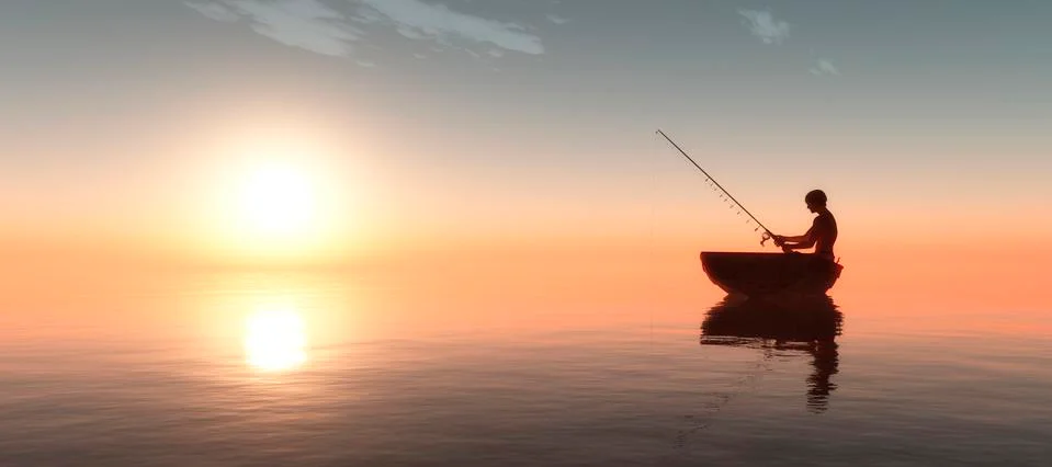 Fishing boat Stock Illustration