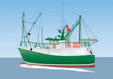 Fishing Boat イラスト素材