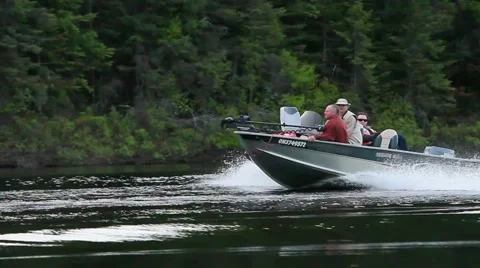 Fishing boat on the move Stock Footage 51713432