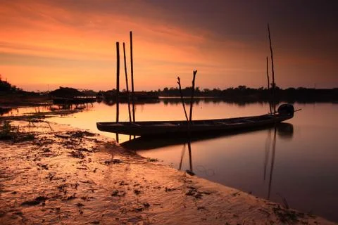 Fishing boat . Stock Photos