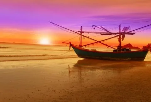 Fishing boat Stock Photos
