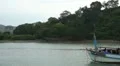 Fishing Boat in Phuket Island, Amazing Thailand, Enter or Leaving Harbor, Port HD Footage