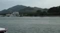 Fishing Boat in Phuket Island, Amazing Thailand, Enter or Leaving Harbor, Port HD Footage