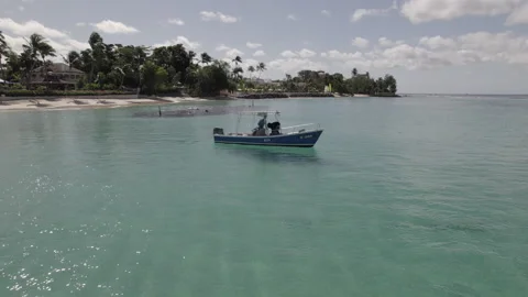 Fishing boat preparing Video stock 197112166